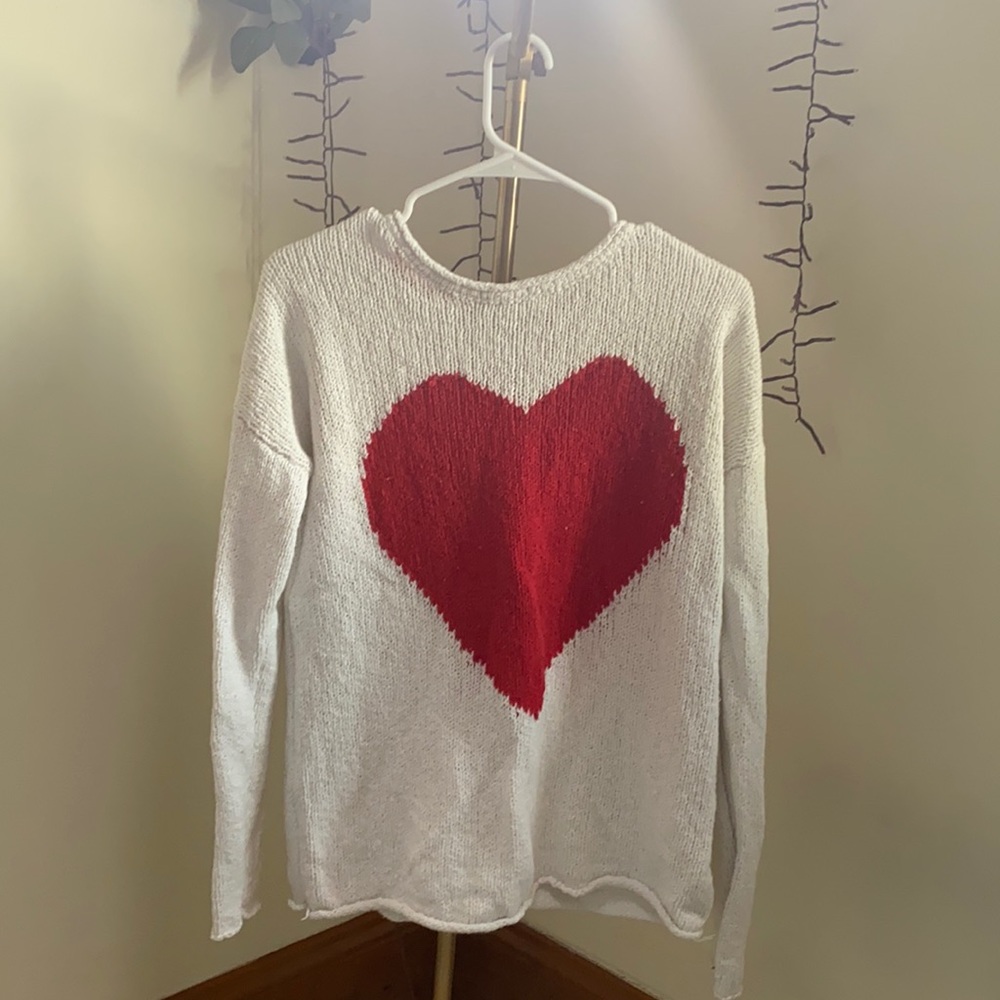 christian siriano heart sweater